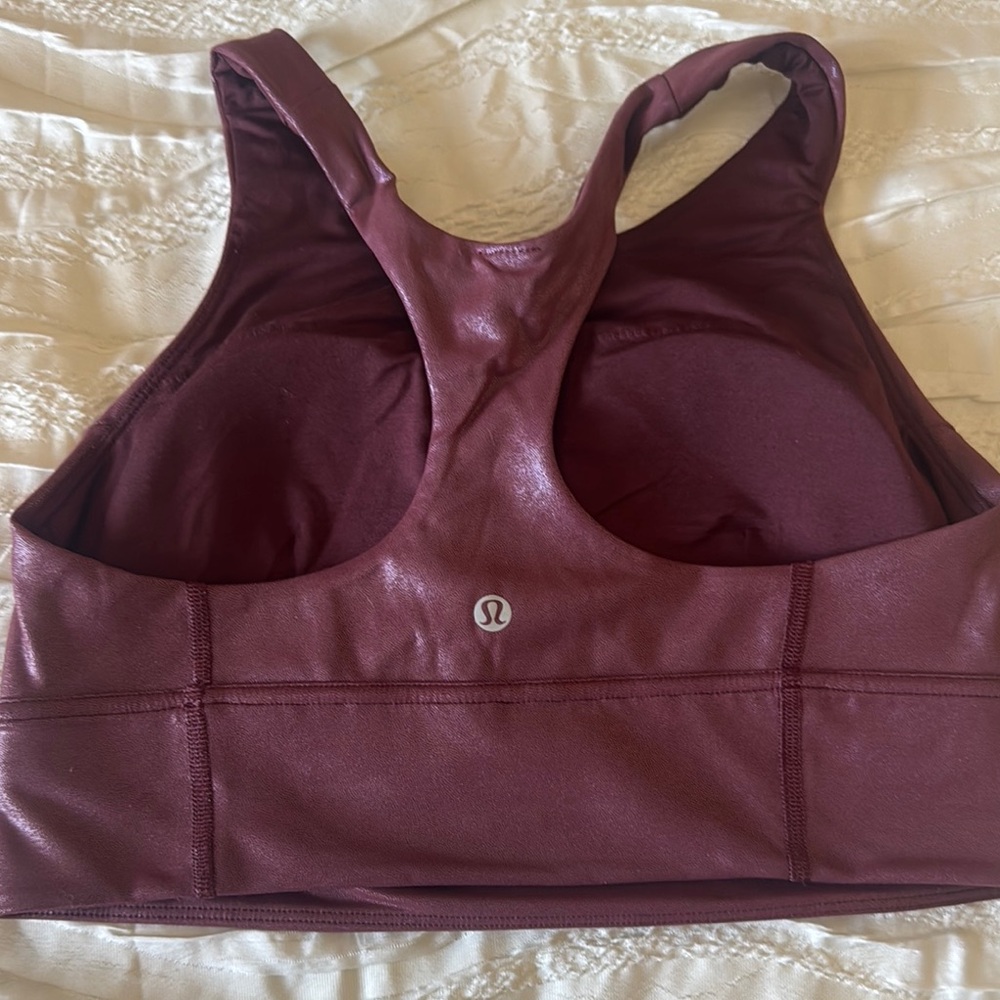 lululemon athletica Shine Purple Sports Bra new wo tags